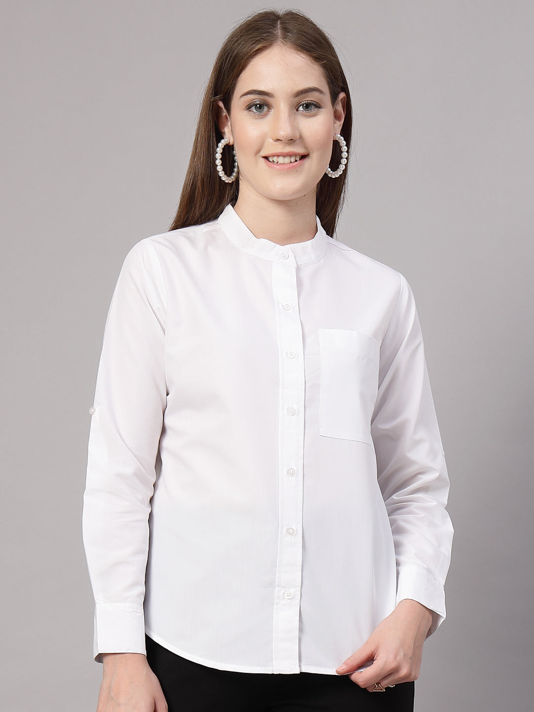 Style Quotient Women White Formal shirt