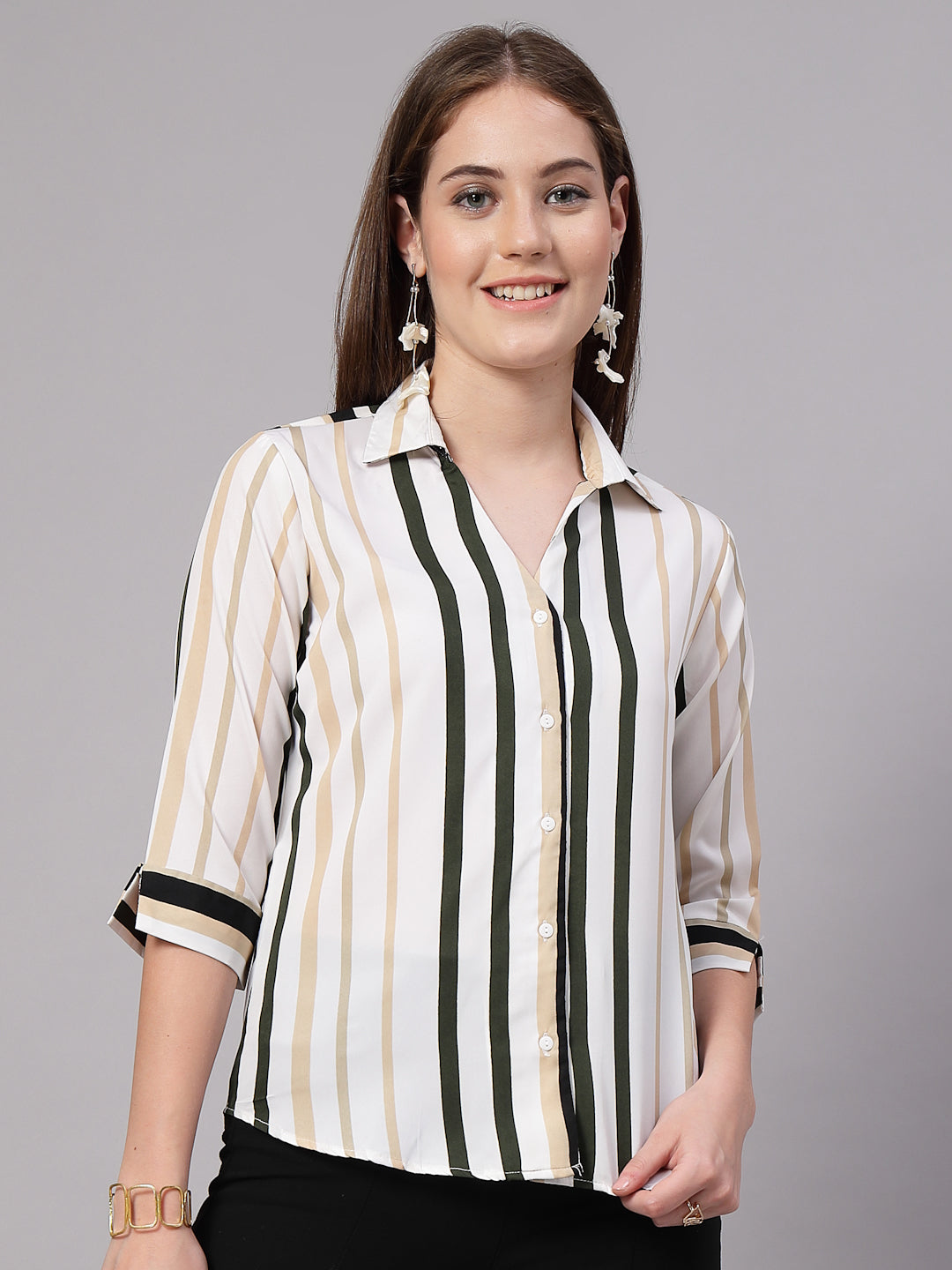 Style Quotient Women Multi color Formal Shirt