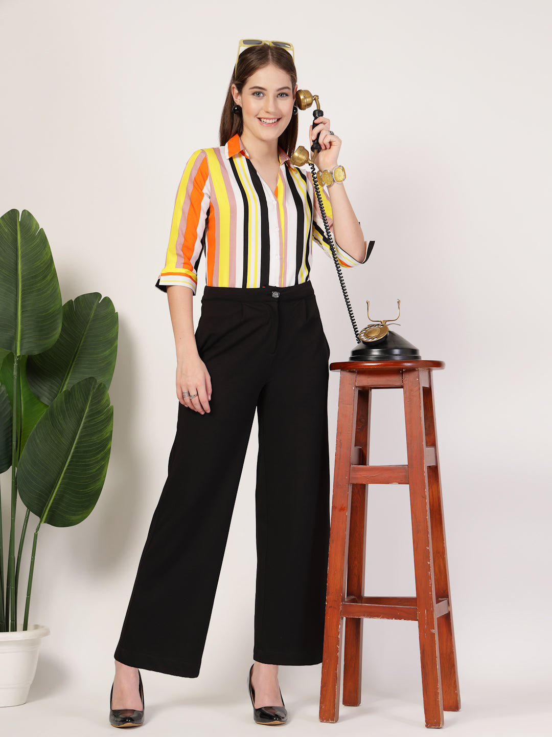 Style Quotient Women Multi color Formal Shirt