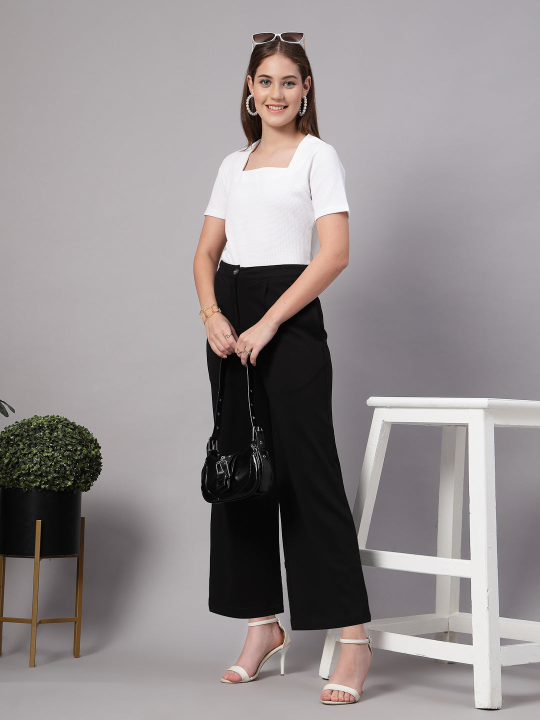 Style Quotient Women White top