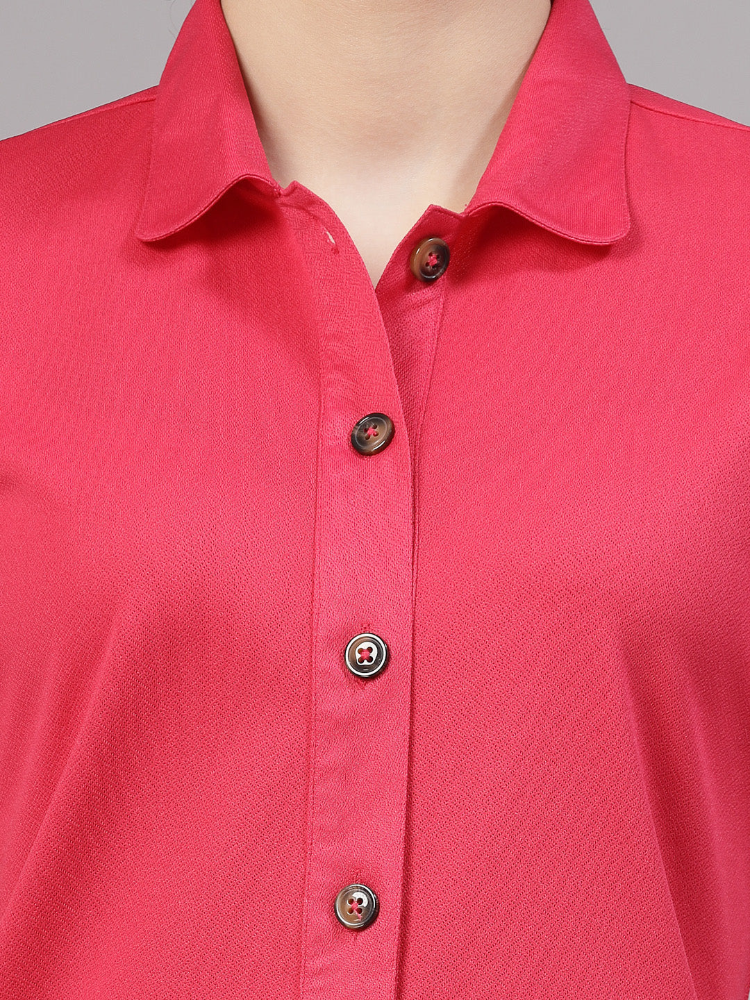 Style Quotient Women Formal Pink Shirt