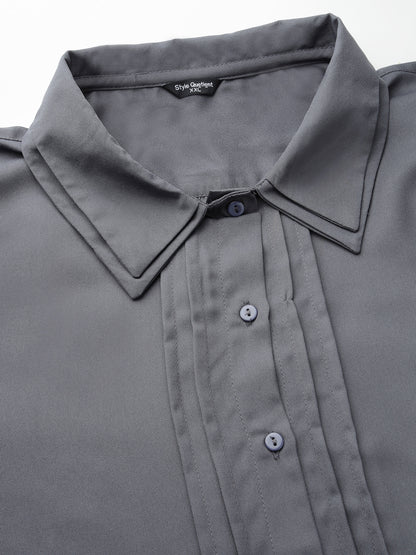 Style Quotient Women Grey Classic Opaque Formal Shirt