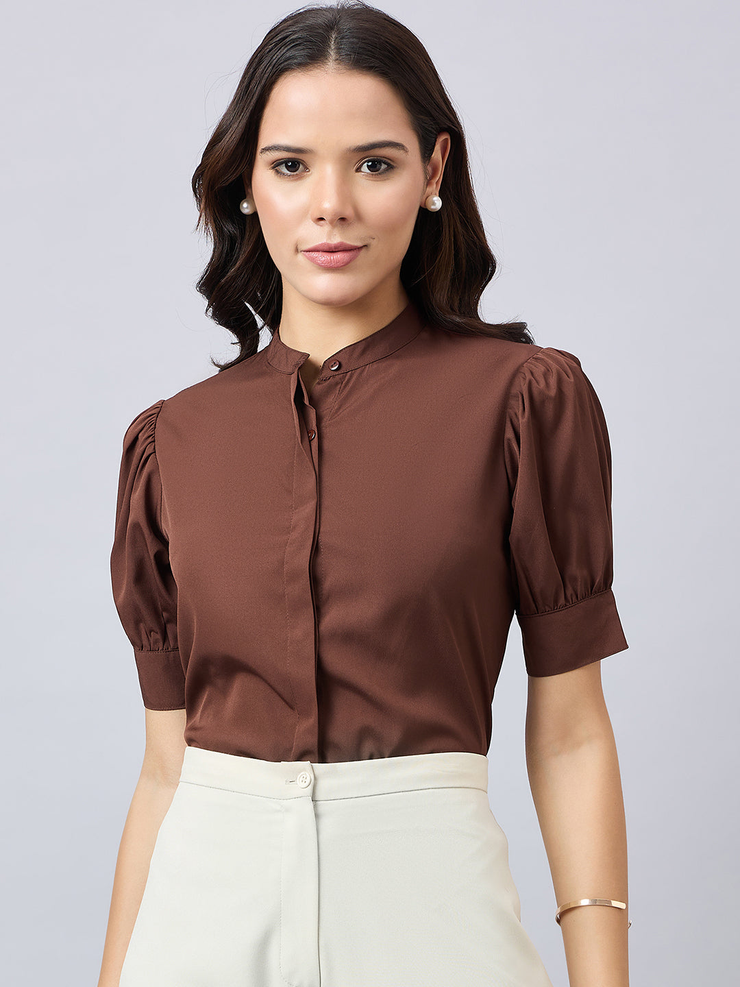 Style Quotient Women Solid Regular Fit Shirt