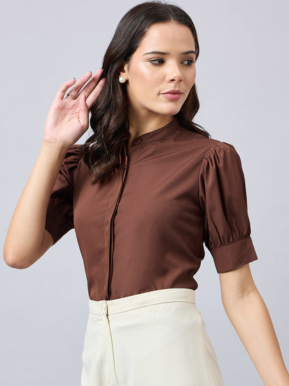 Style Quotient Women Solid Regular Fit Shirt