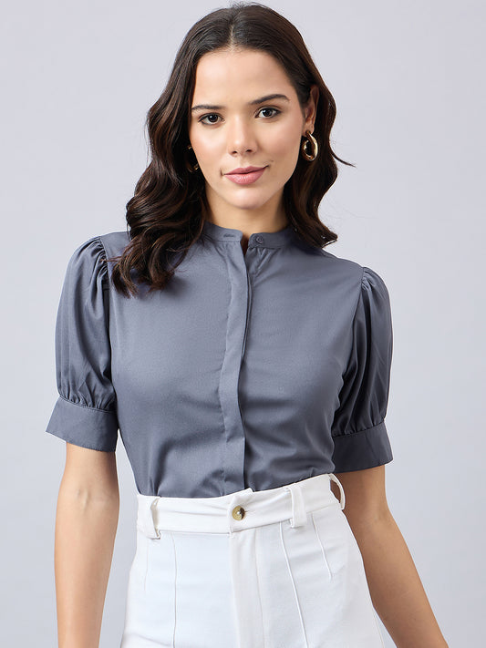 Style Quotient Women Solid Regular Fit Shirt