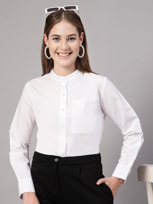Style Quotient Women White Formal shirt