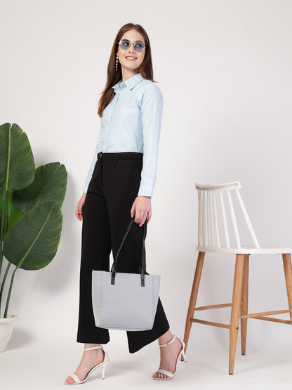 Style Quotient Women Blue Formal Shirt