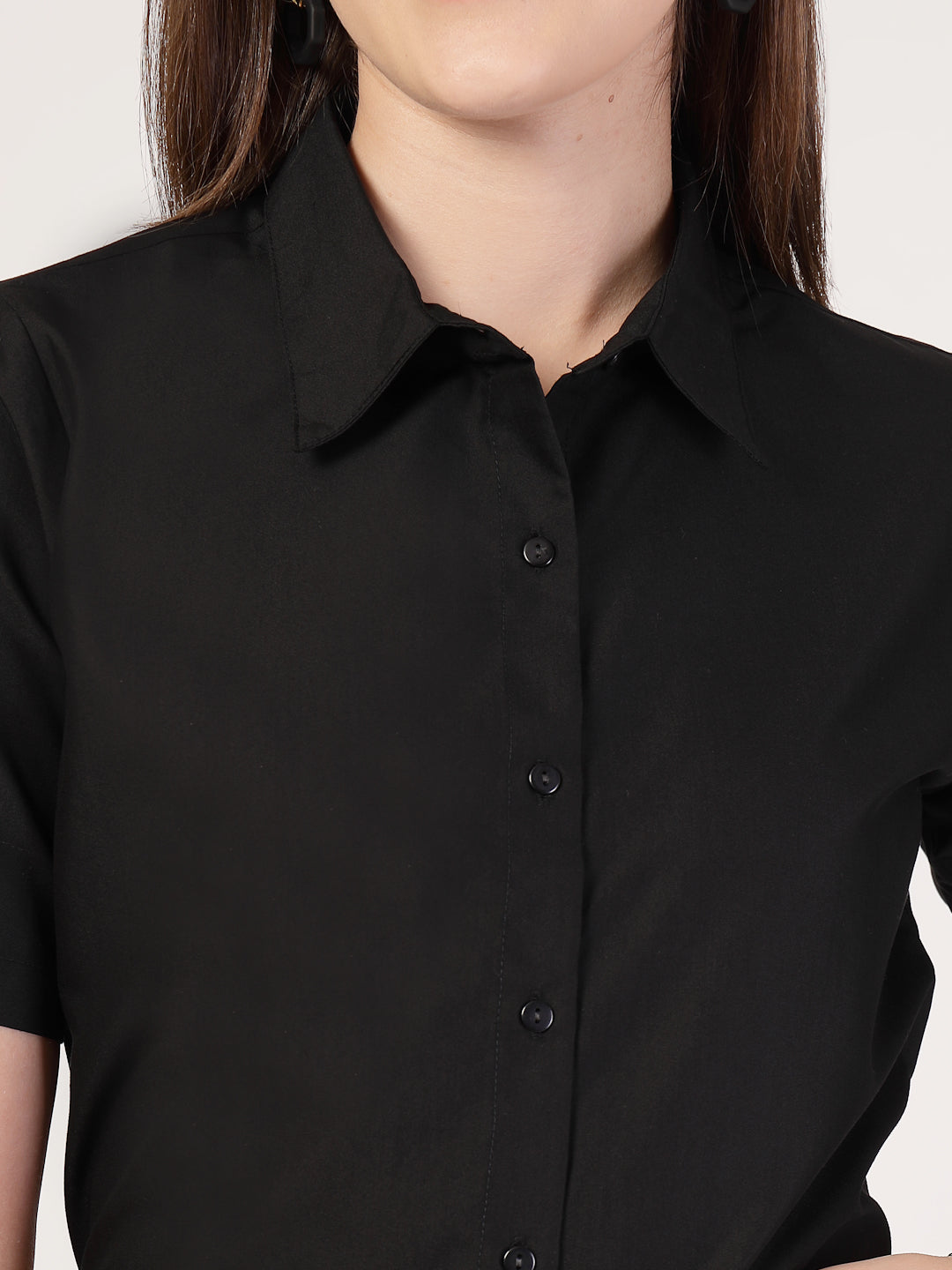 Style Quotient Women Black formal shirt