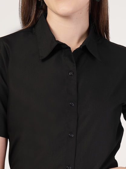 Style Quotient Women Black formal shirt