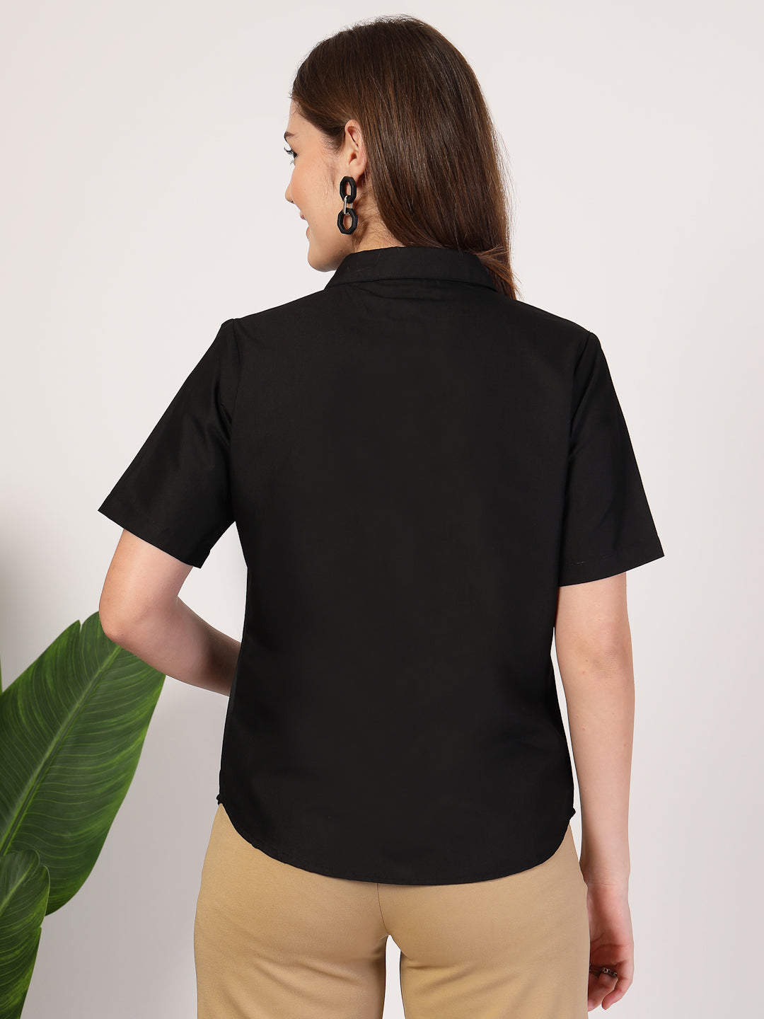 Style Quotient Women Black formal shirt