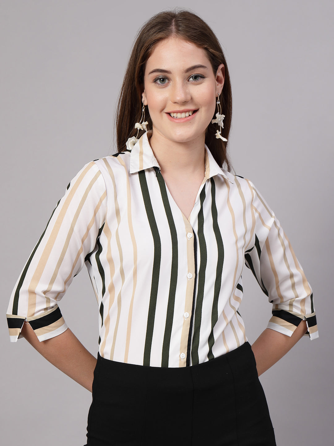 Style Quotient Women Multi color Formal Shirt
