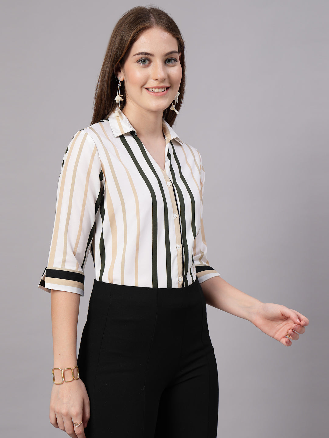Style Quotient Women Multi color Formal Shirt