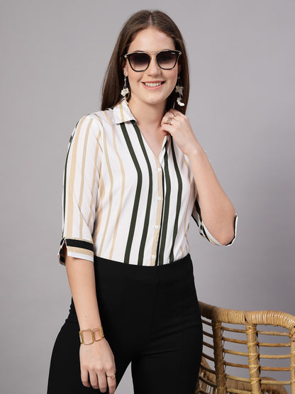 Style Quotient Women Multi color Formal Shirt