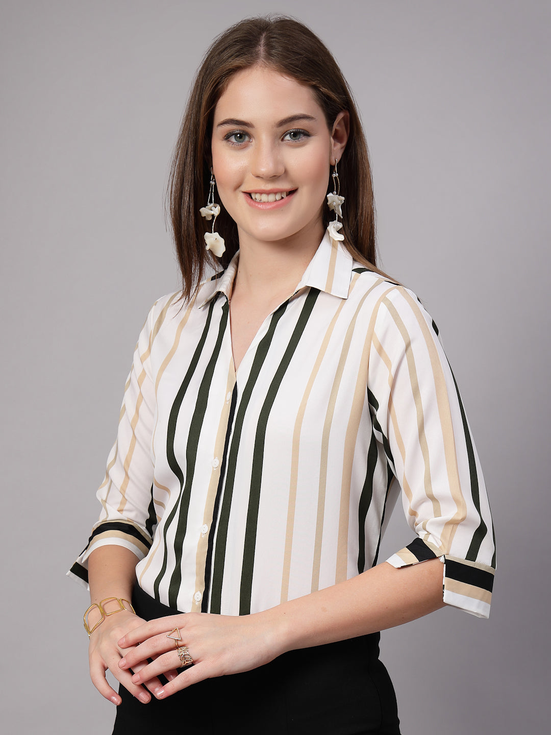 Style Quotient Women Multi color Formal Shirt