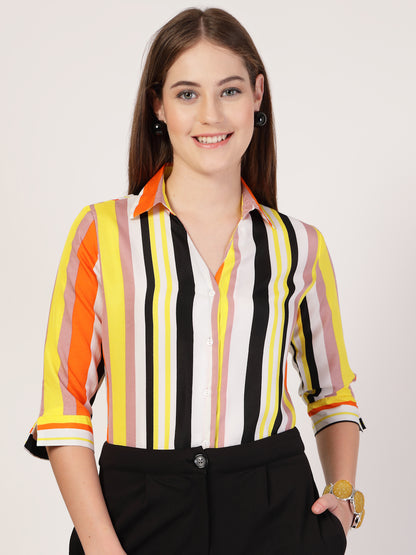 Style Quotient Women Multi color Formal Shirt