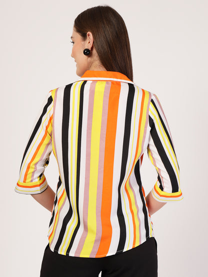 Style Quotient Women Multi color Formal Shirt