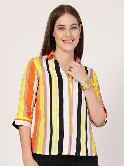 Style Quotient Women Multi color Formal Shirt