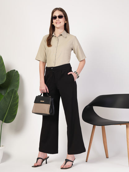 Style Quotient Women Beige Formal shirt