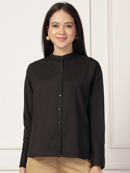 Style Quotient Women Black formal shirt