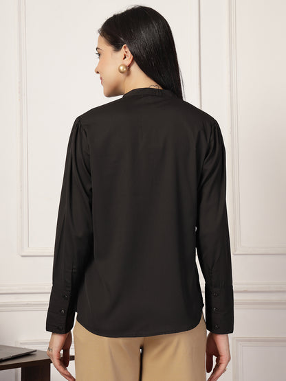 Style Quotient Women Black formal shirt