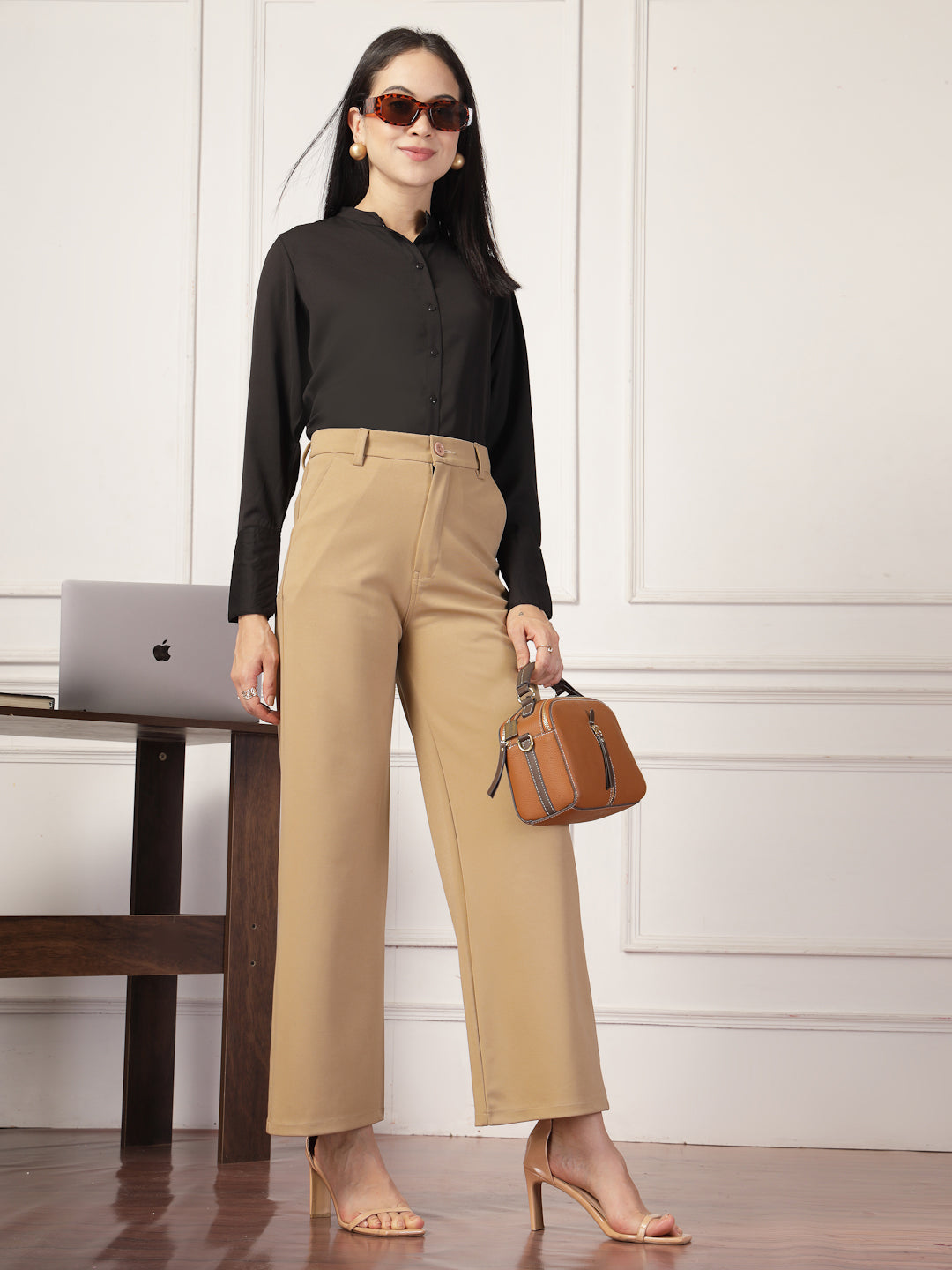 Style Quotient Women Black formal shirt