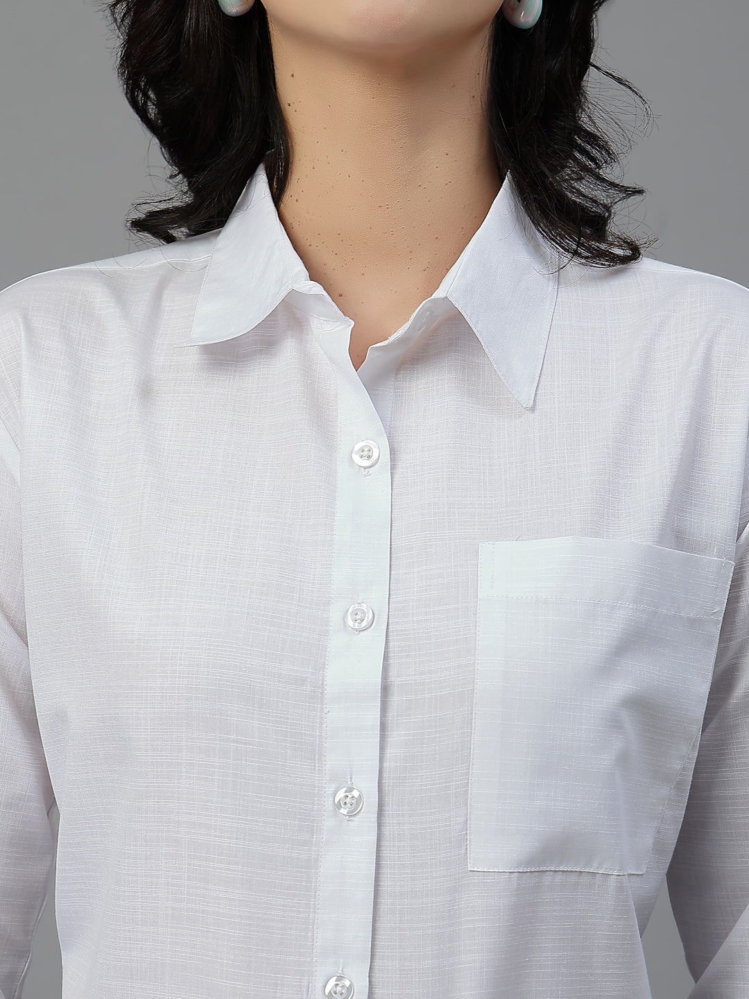 Style Quotient Women White Oversize shirt