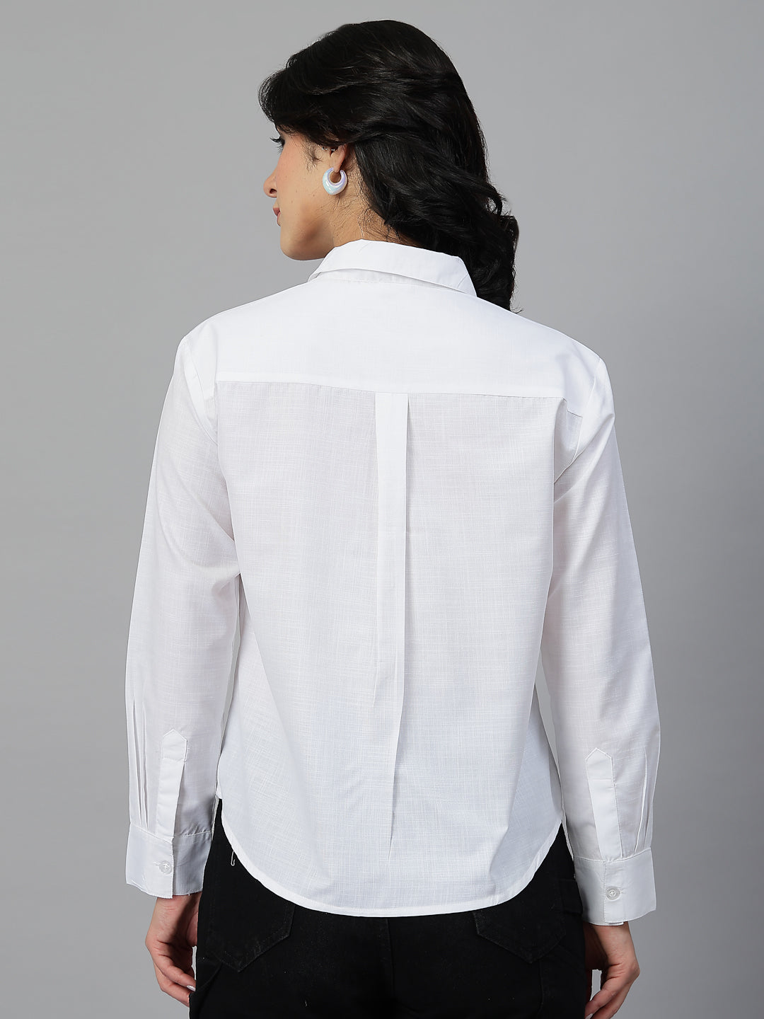 Style Quotient Women White Oversize shirt