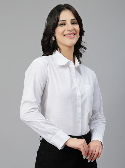 Style Quotient Women White Oversize shirt