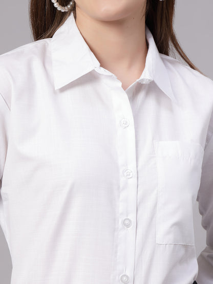 Style Quotient Women White Oversize shirt