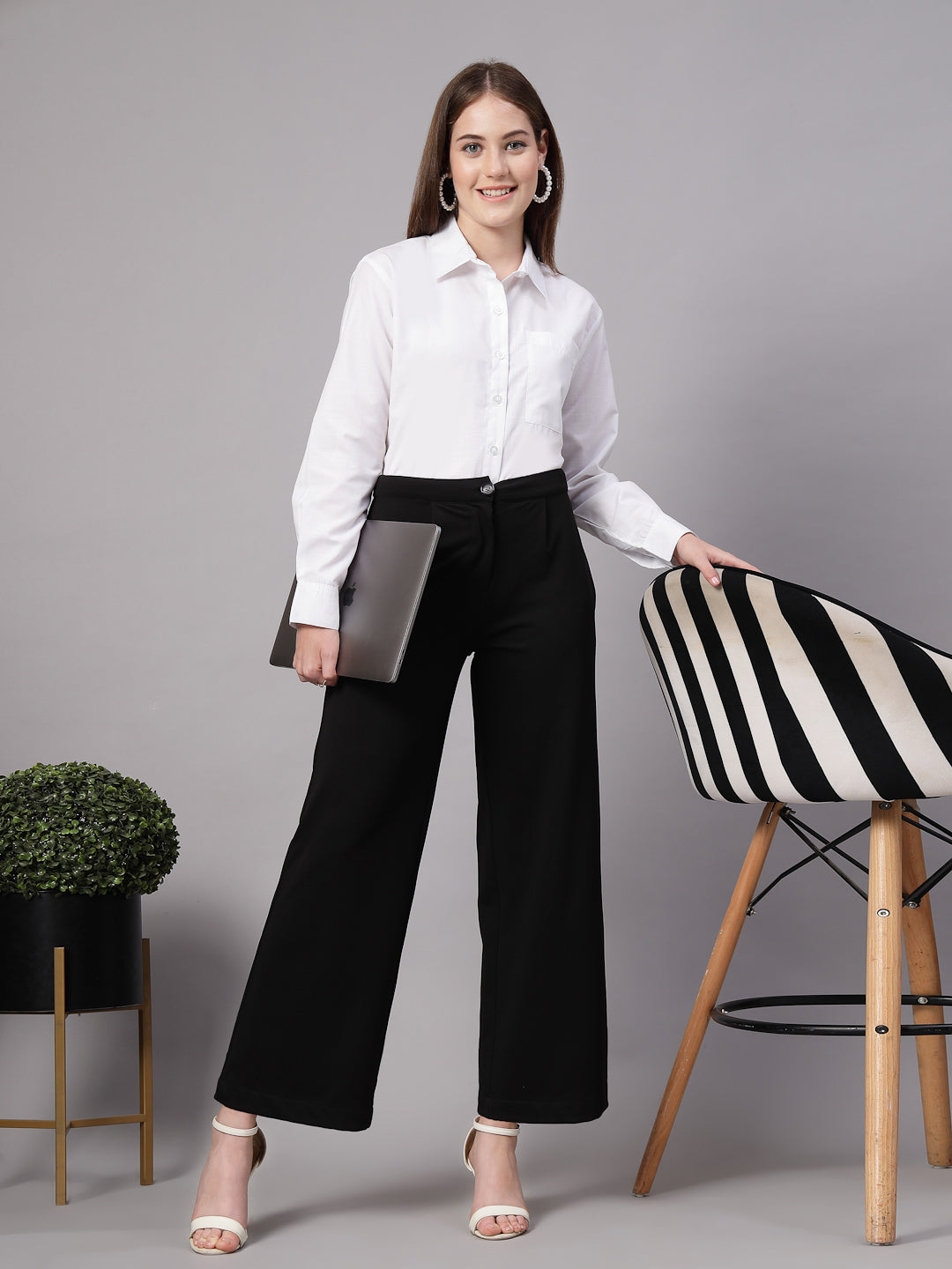 Style Quotient Women White Oversize shirt