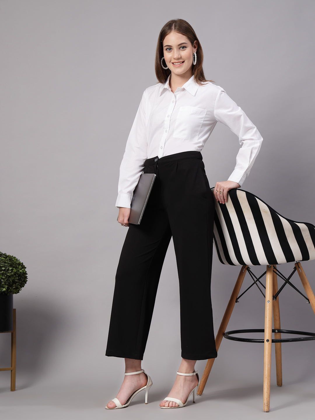 Style Quotient Women White Oversize shirt