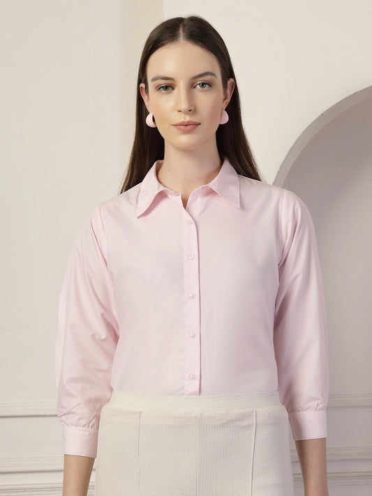 Style Quotient Women Pink formal shirt