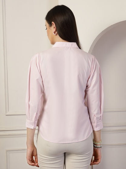 Style Quotient Women Pink formal shirt