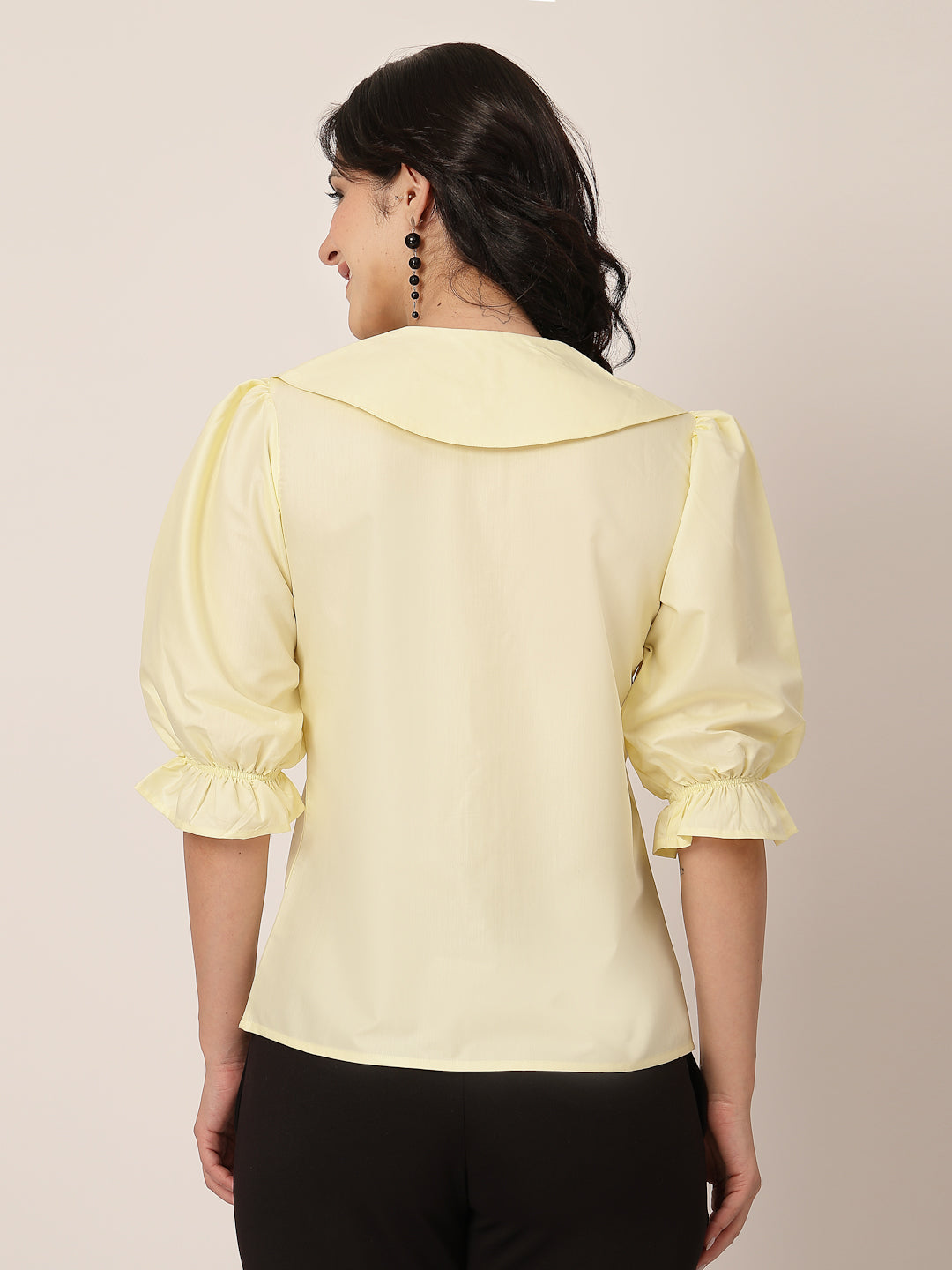 Style Quotient Women Yellow Shirt Style Top