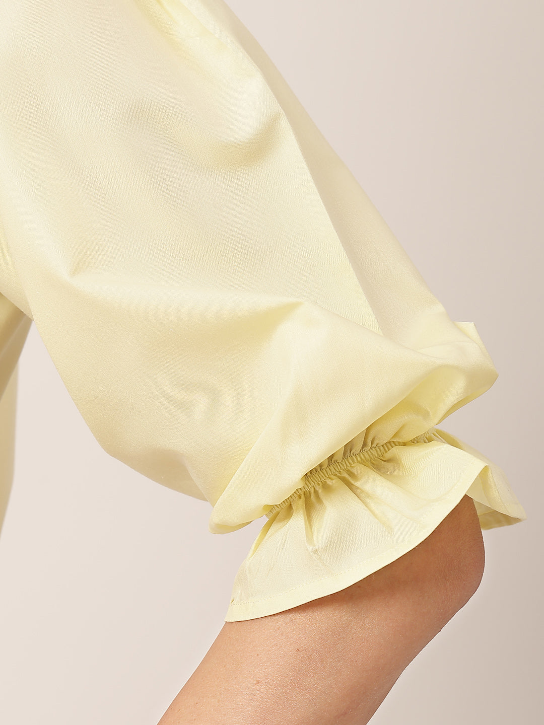 Style Quotient Women Yellow Shirt Style Top