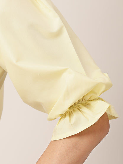 Style Quotient Women Yellow Shirt Style Top