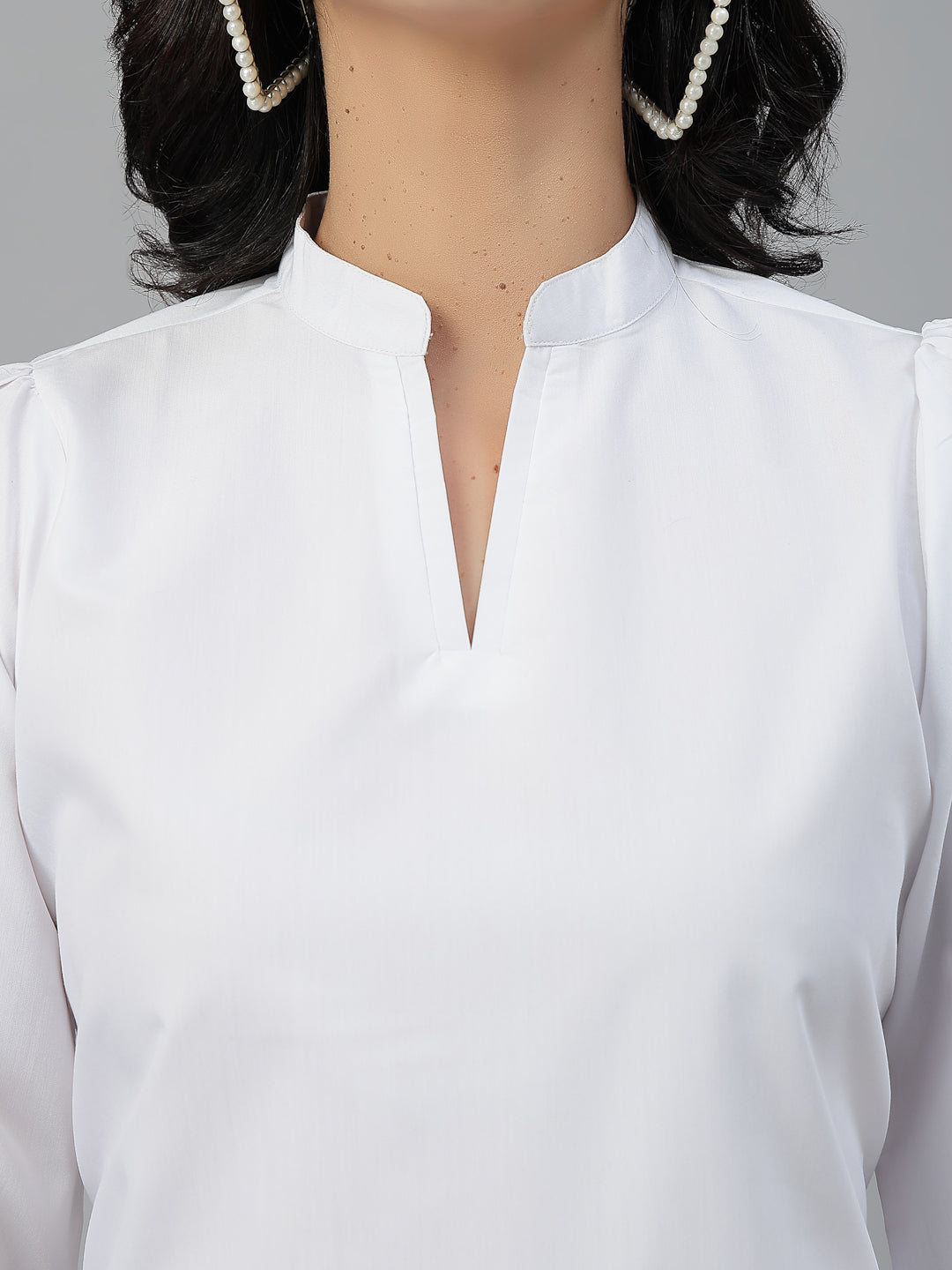 Style Quotient Women White Formal top