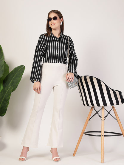 Style Quotient Women Black white shirt