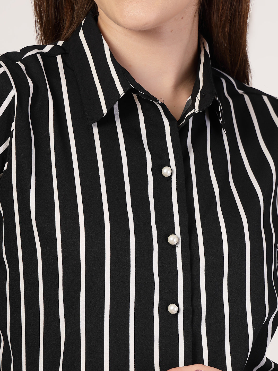 Style Quotient Women Black white shirt