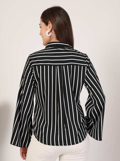Style Quotient Women Black white shirt