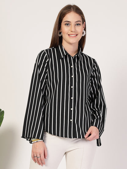 Style Quotient Women Black white shirt