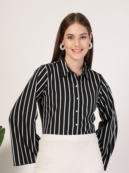 Style Quotient Women Black white shirt
