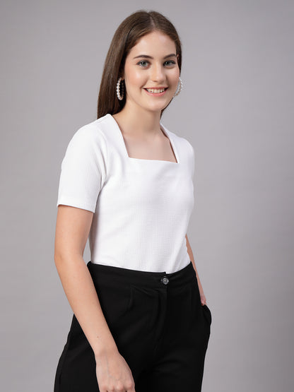 Style Quotient Women White top