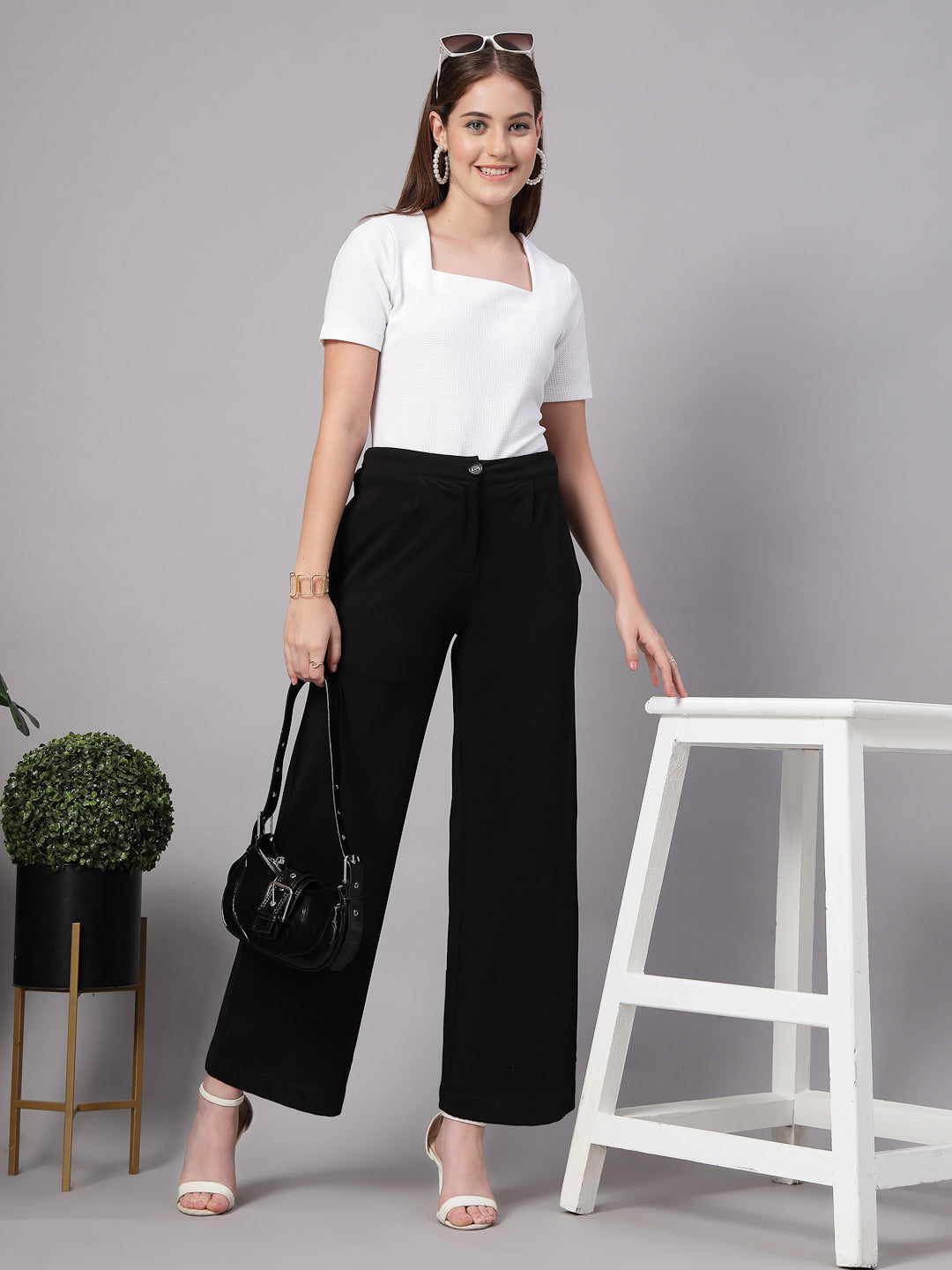 Style Quotient Women White top