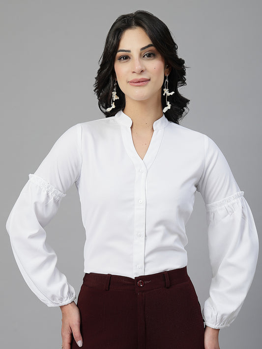 Style Quotient Women White shirt style top