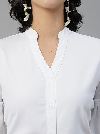 Style Quotient Women White shirt style top