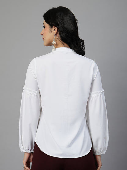 Style Quotient Women White shirt style top