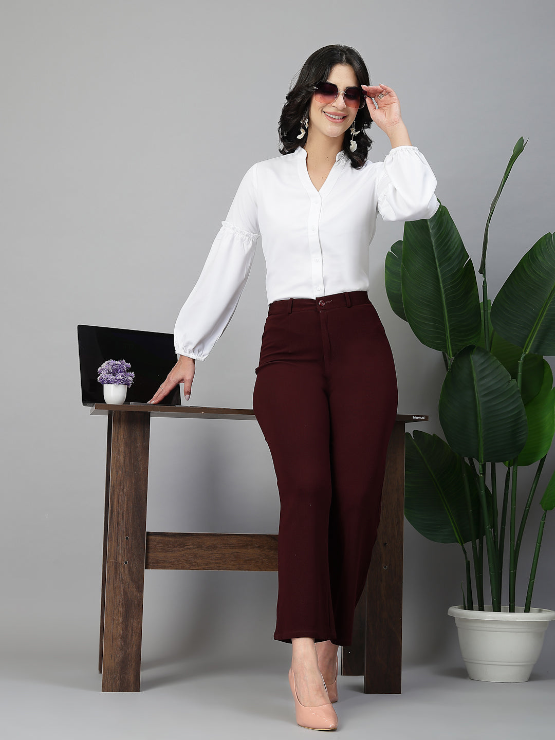 Style Quotient Women White shirt style top