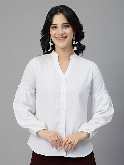Style Quotient Women White shirt style top