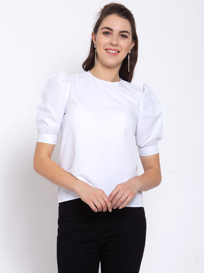 Style Quotient Women White Regular Top